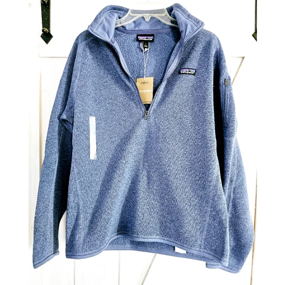 Patagonia Women's Better Sweater 1/4 Zip Fleece Pullover Large - Picture 2 of 9